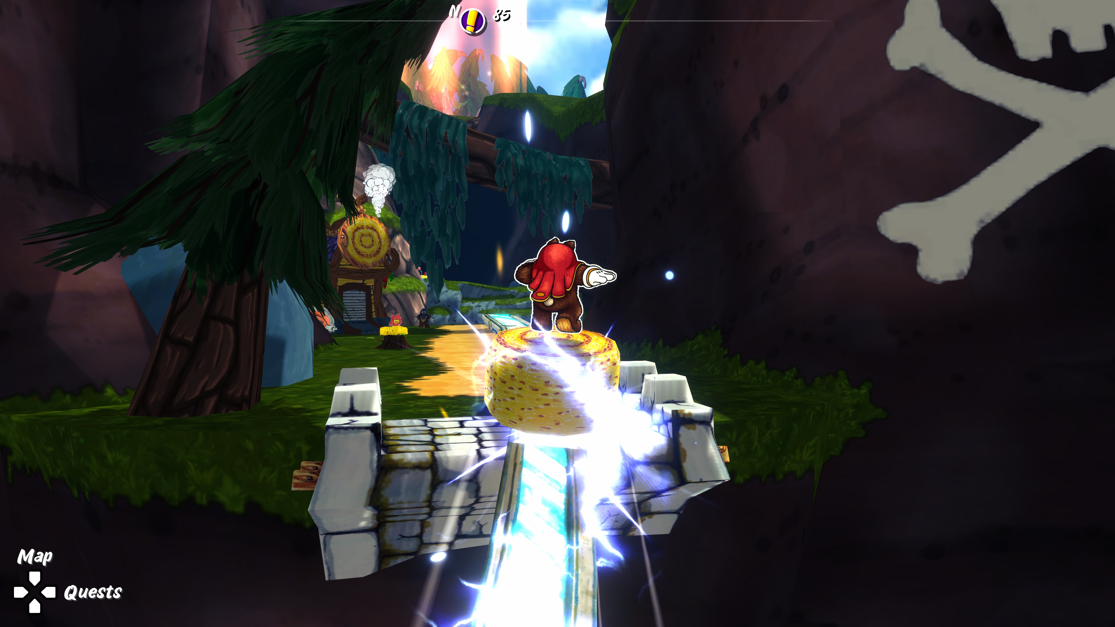 Screenshot of Ruffy and the Riverside running on Xbox Series X.