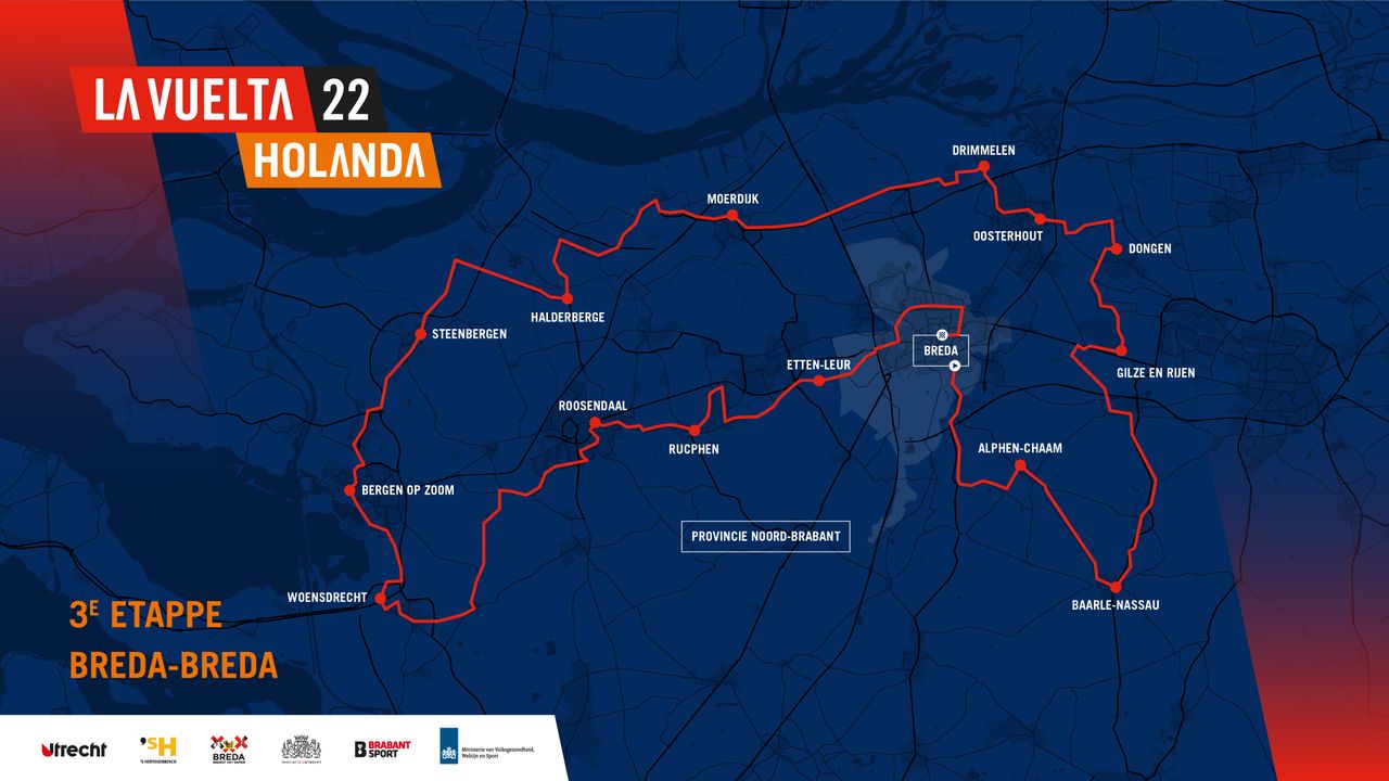 Vuelta 2022 opening stage maps Netherlands