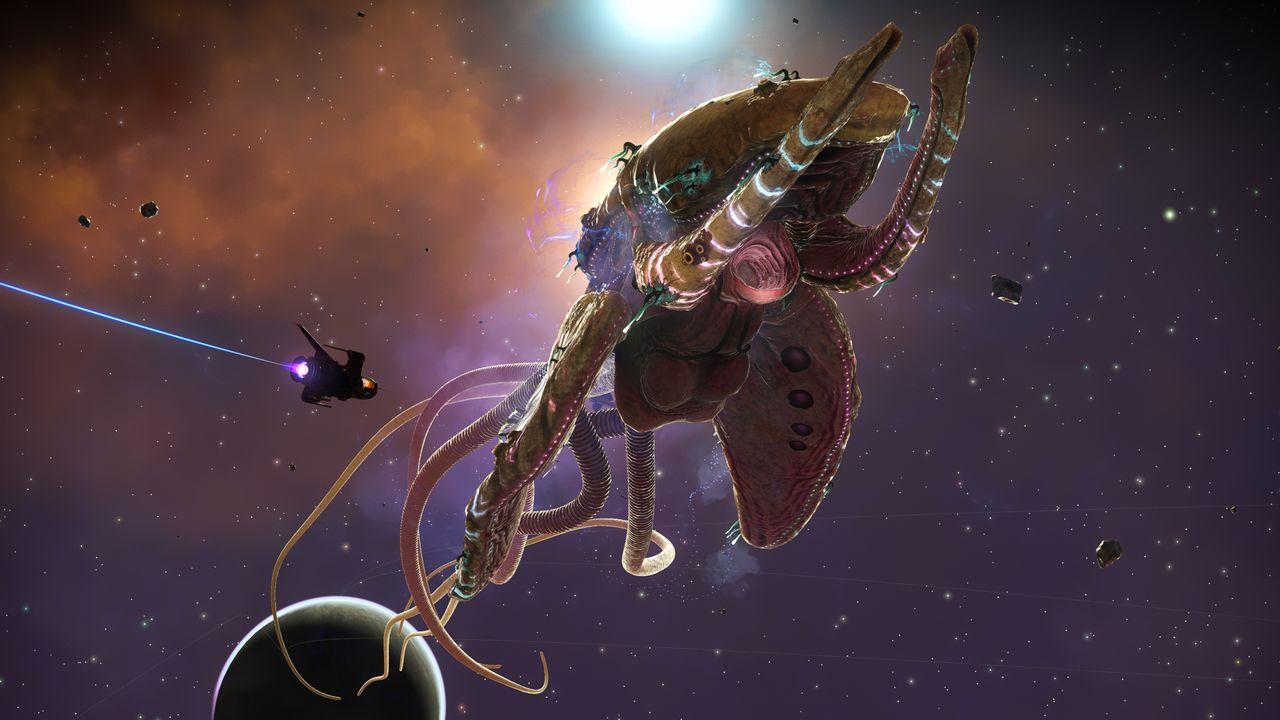 No Man's Sky space whale Leviathan expedition