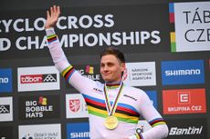 2024 Cyclo-cross World Championships: Mathieu van der Poel celebrates gold