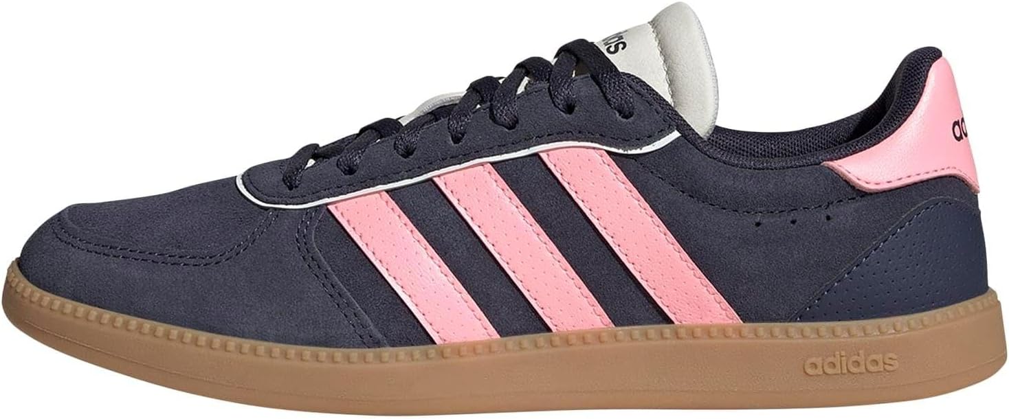 adidas, Adidas Women&#039;s Breaknet Sleek, Shadow Navy/pink Spark/off White, 11