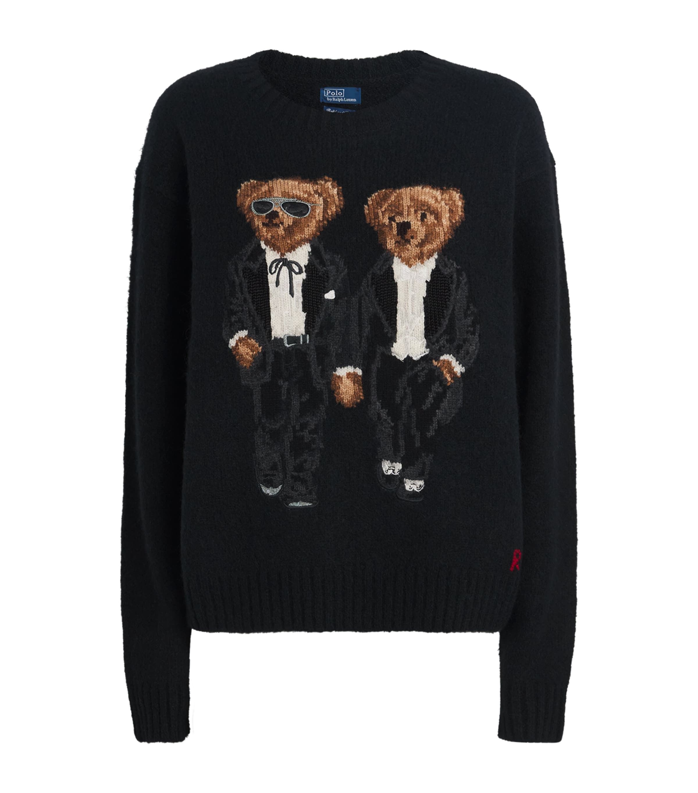 Polo Ralph Lauren Wool-Blend Ralph and Ricky Bear Sweater
