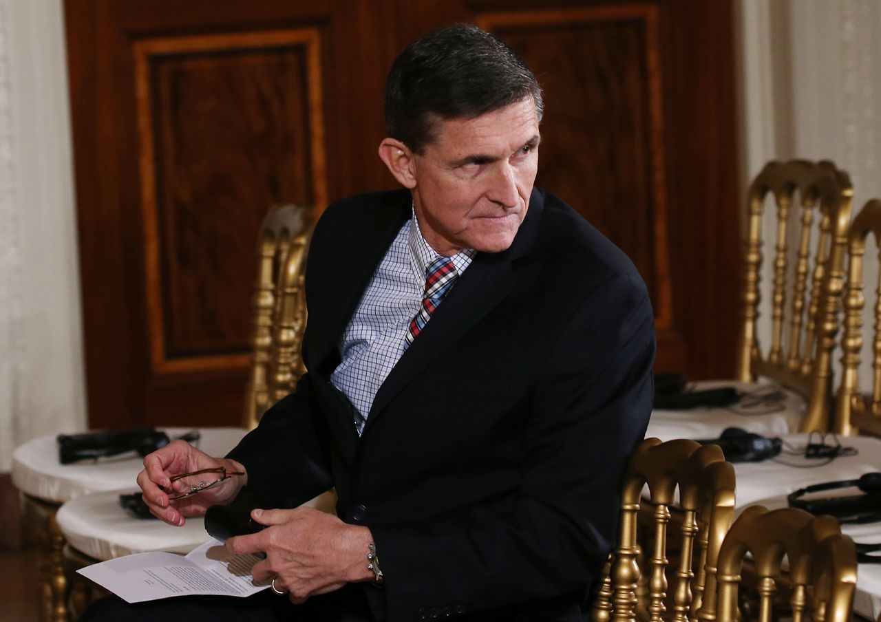 Michael Flynn at the White House