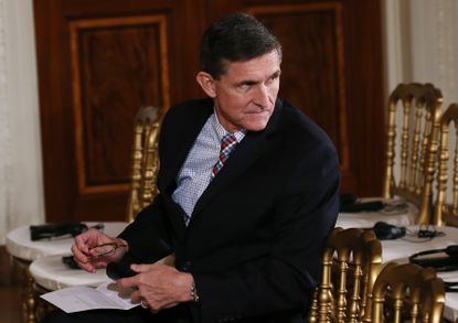 Michael Flynn at the White House