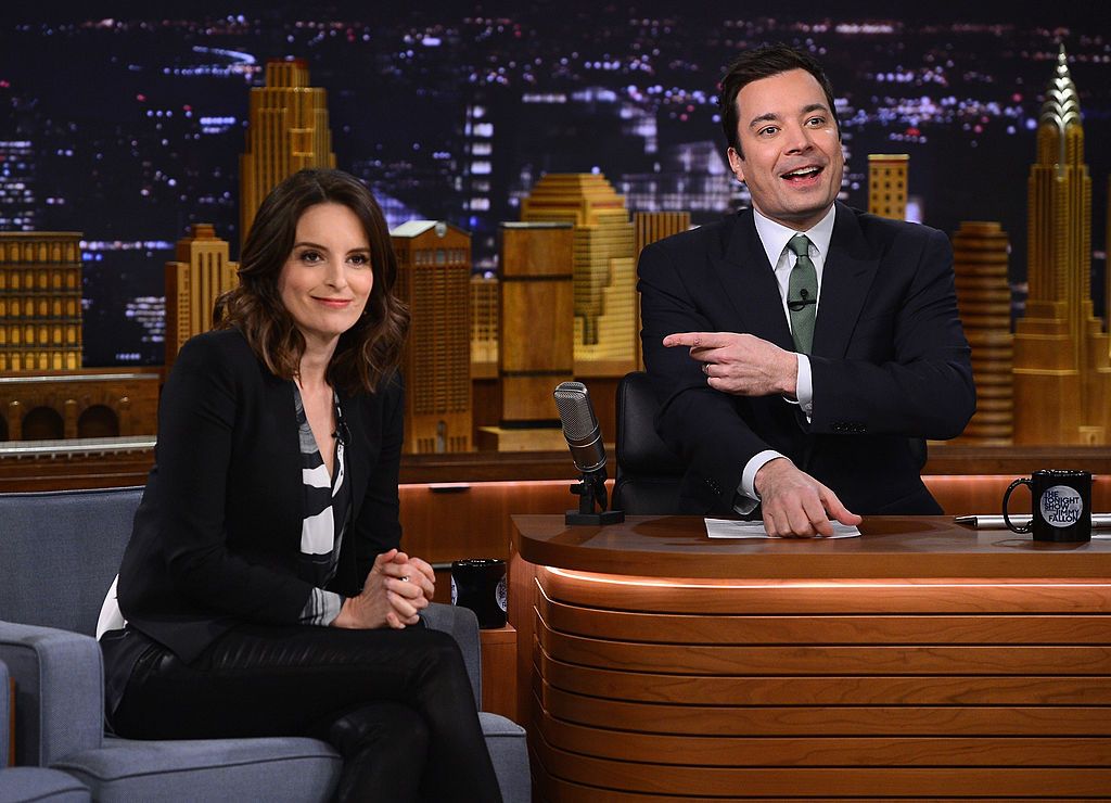 Tina Fey and Jimmy Fallon