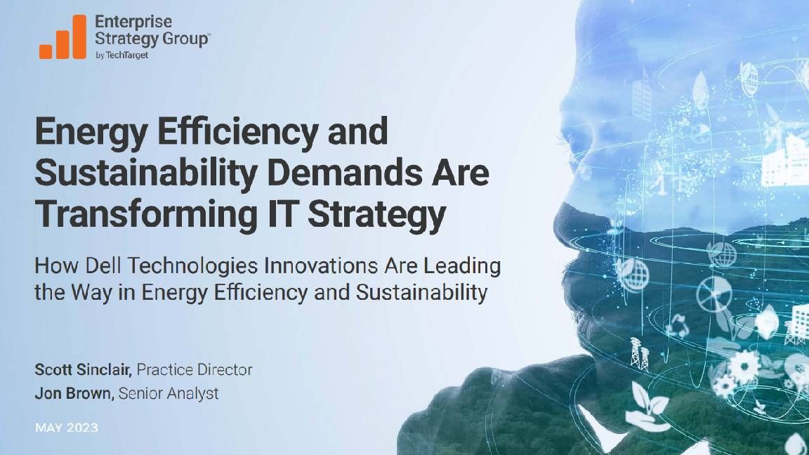 Energy efficiency and sustainability demands are transforming IT ...