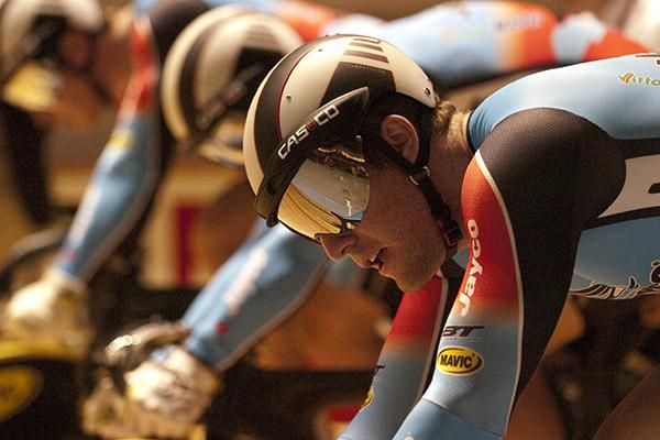 The Jayco team took bronze in the team sprint final