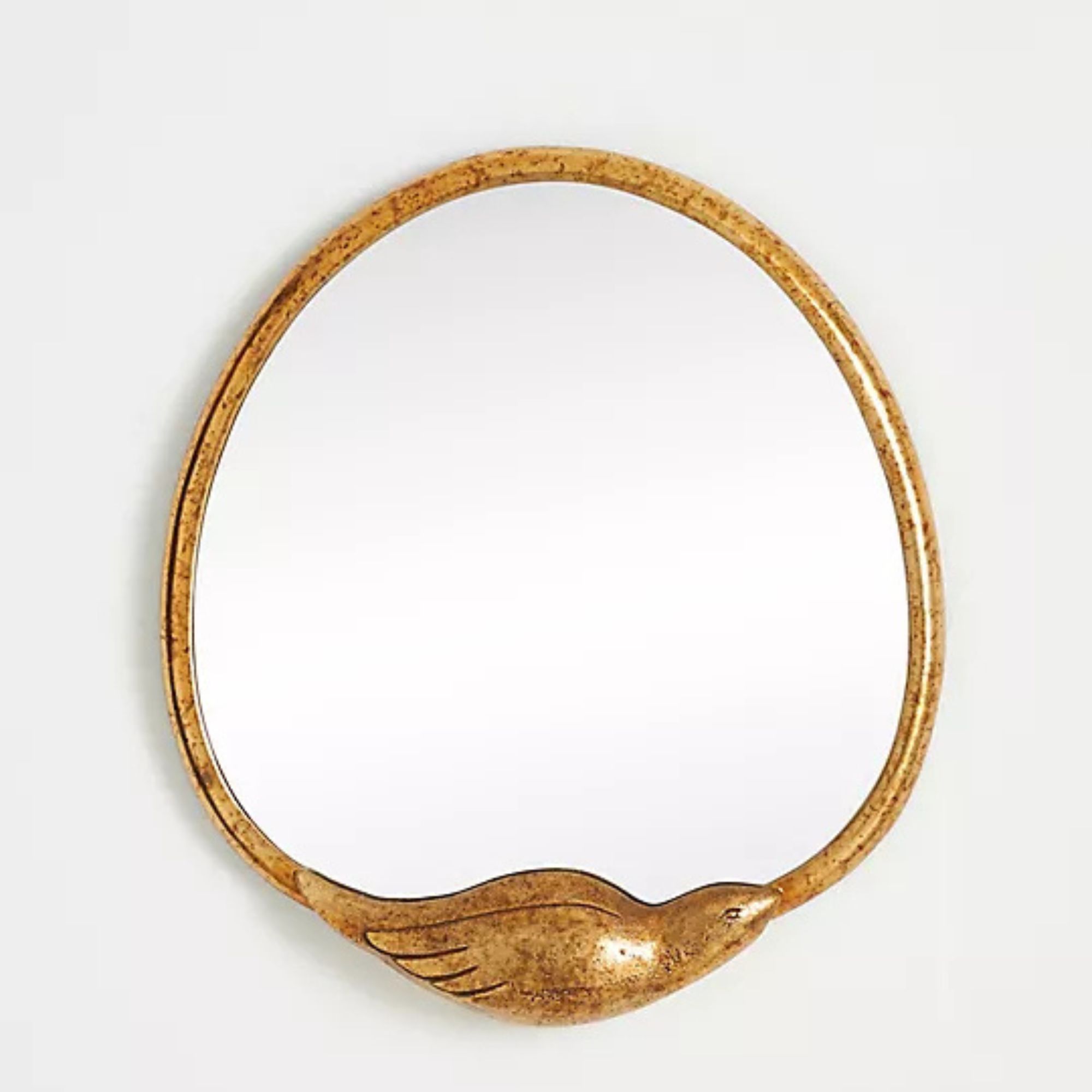 Verne Bird Petite Round Gallery Wall Mirror