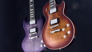Epiphone Modern FIgured SG, in new Purple Burst and Mojave Burst finishes for 2024