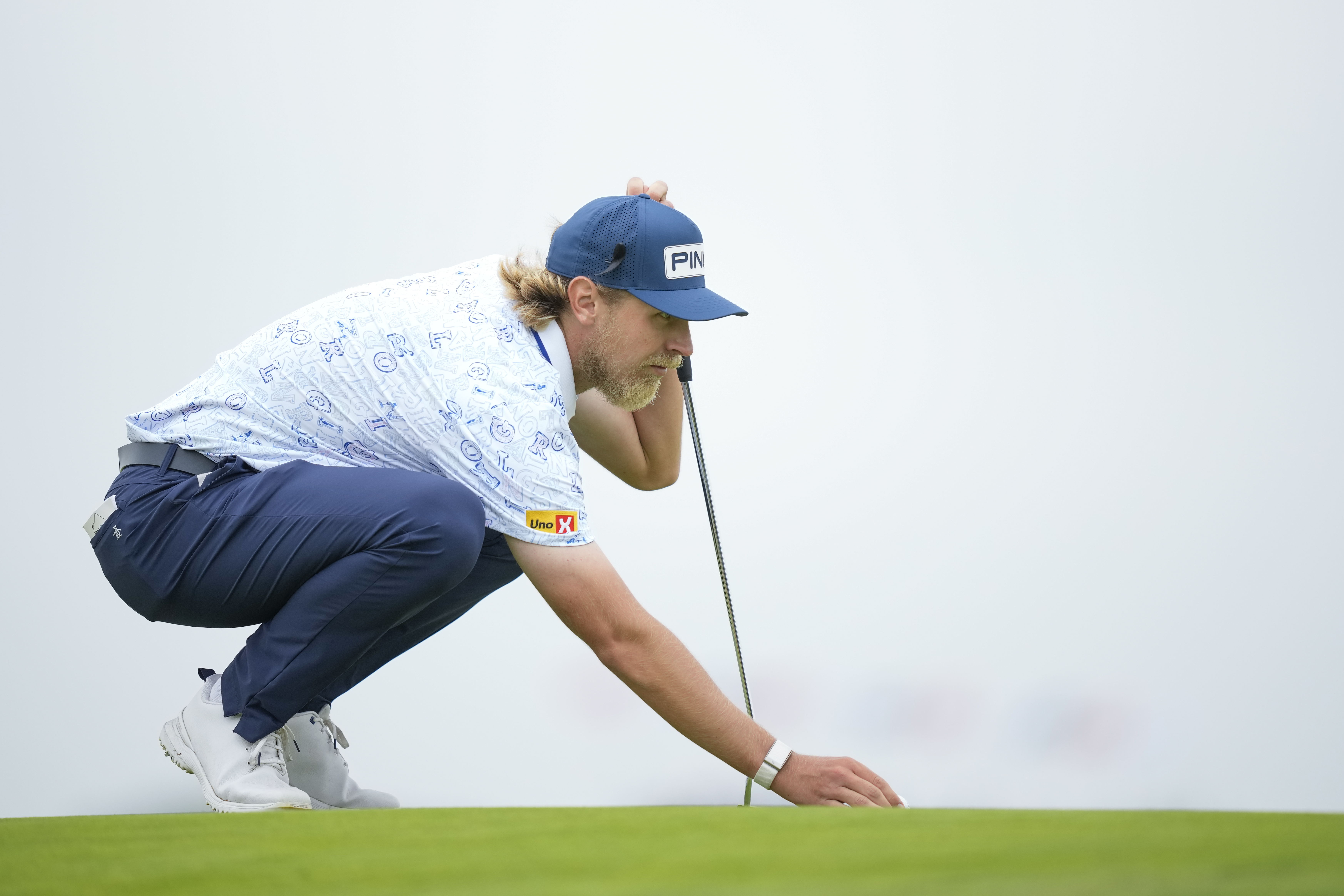 Kristoffer Reitan of Norway on the first hole during the first round of 126th U.S. Open Championship at Shinnecock Hills Golf Club on June 18, 2026 (Photo by Tracy Wilcox/PGA TOUR via Getty Images)