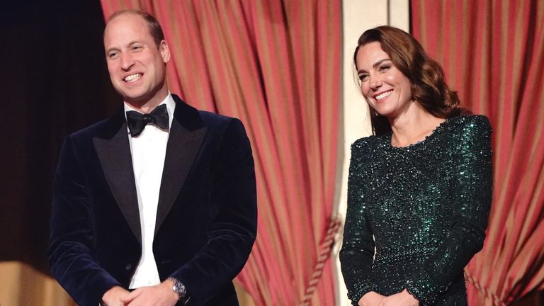 Prince William fearful at royal variety