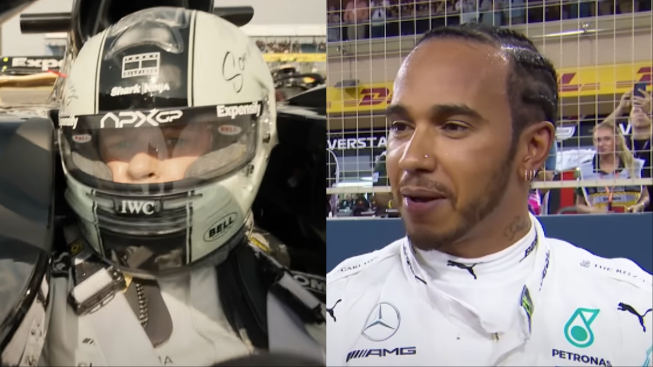 Brad Pitt in F1 and Lewis Hamilton interview for F1