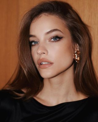 Barbara Palvin with makeup by Tobi Henney