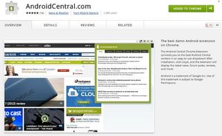 Android Central Chrome Extension