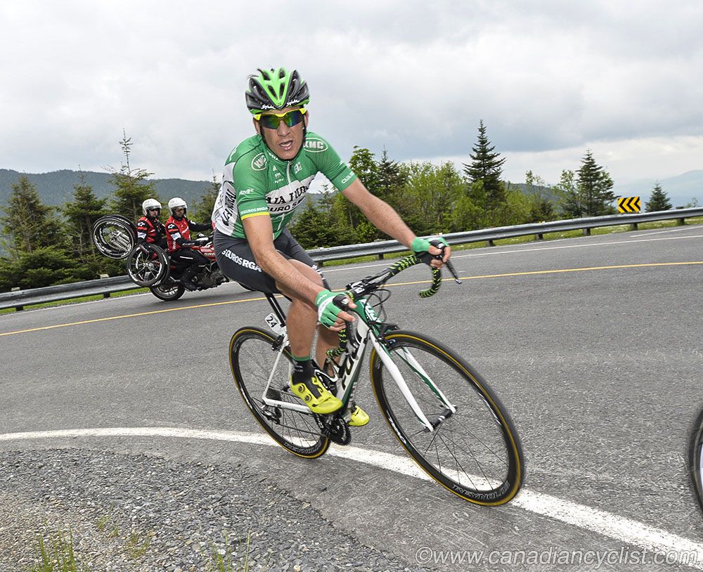 Winner Amets Txurruka (Caja Rural-Seguros RGA) climbs Mont Megantic