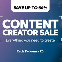 4. Sweetwater Content Creator sale: Up to 50% off