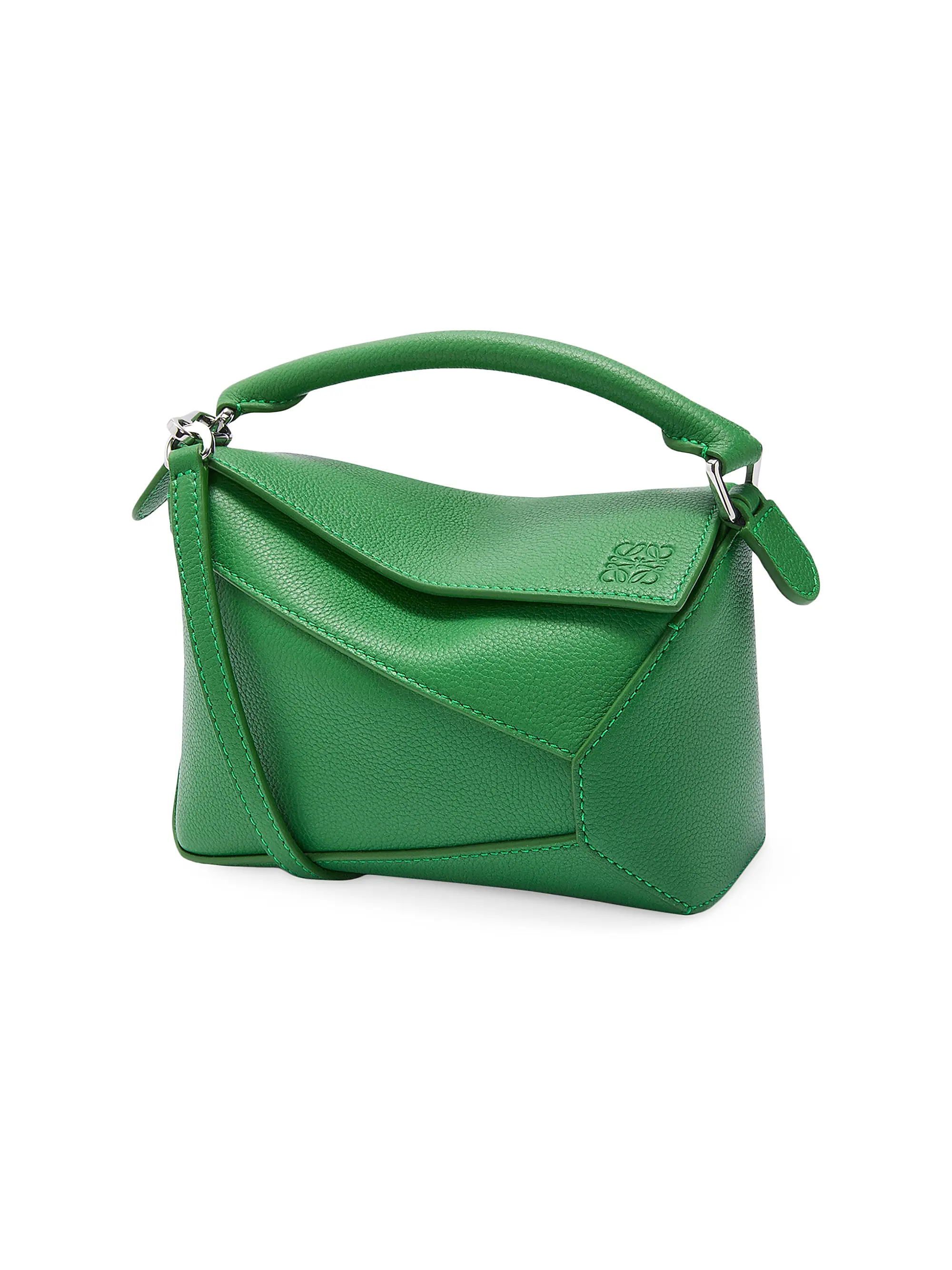 Puzzle Edge Mini Leather Crossbody Bag