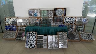 Seized electronic components