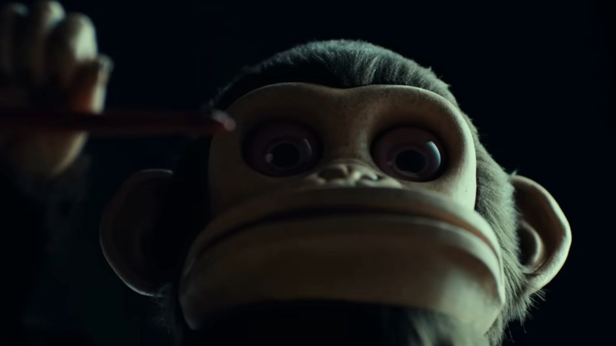 The toy monkey in Osgood Perkins&#039; new horror comedy The Monkey