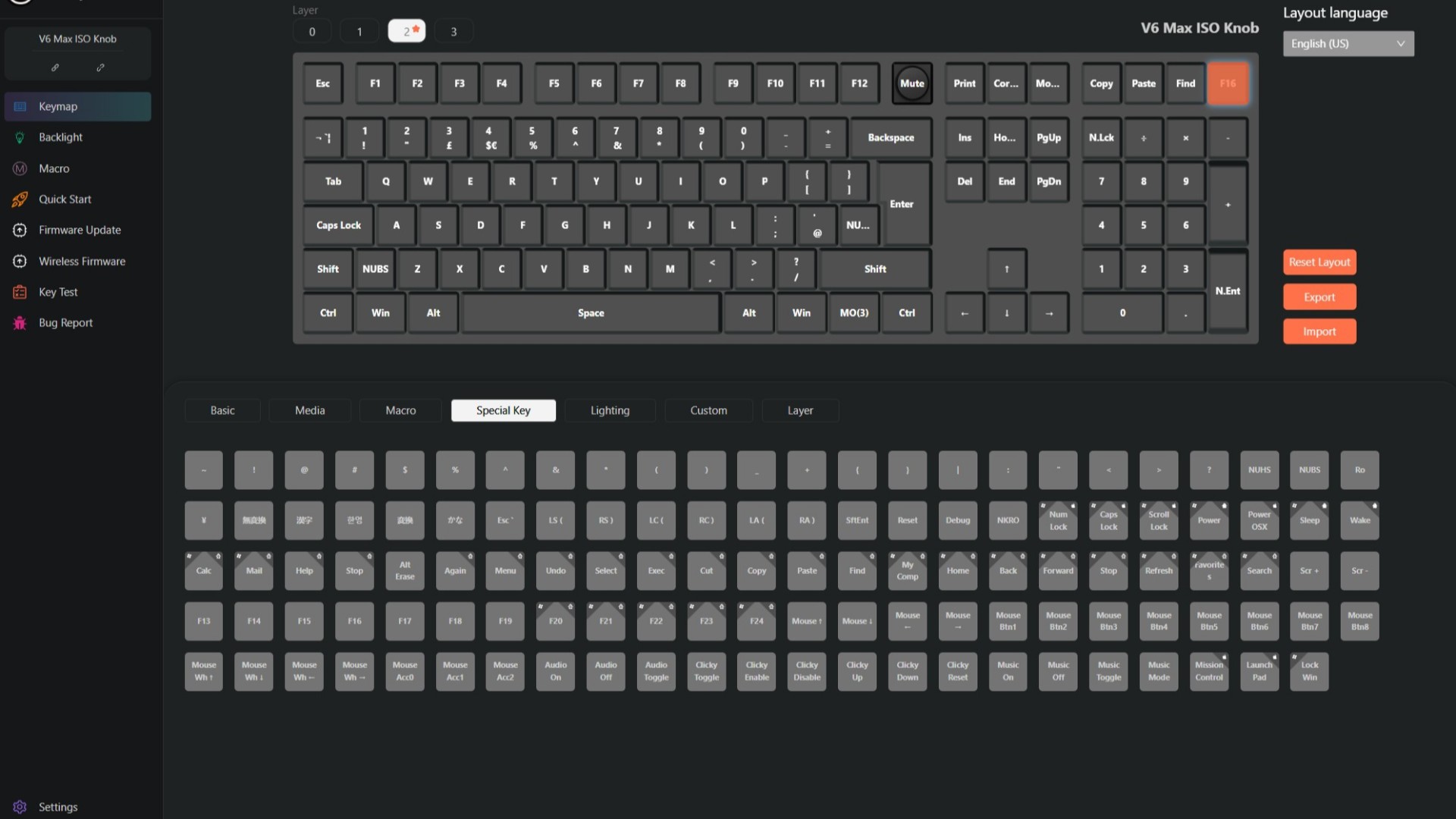 Keychron Launcher software