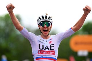 Tadej Pogacar at the Giro d'Italia