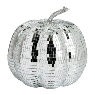 Sainsbury's silver disco pumpkin