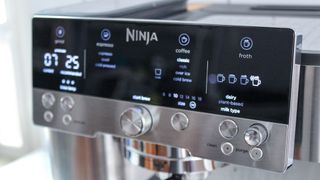 The control panel on the Ninja Luxe Café Premier Series