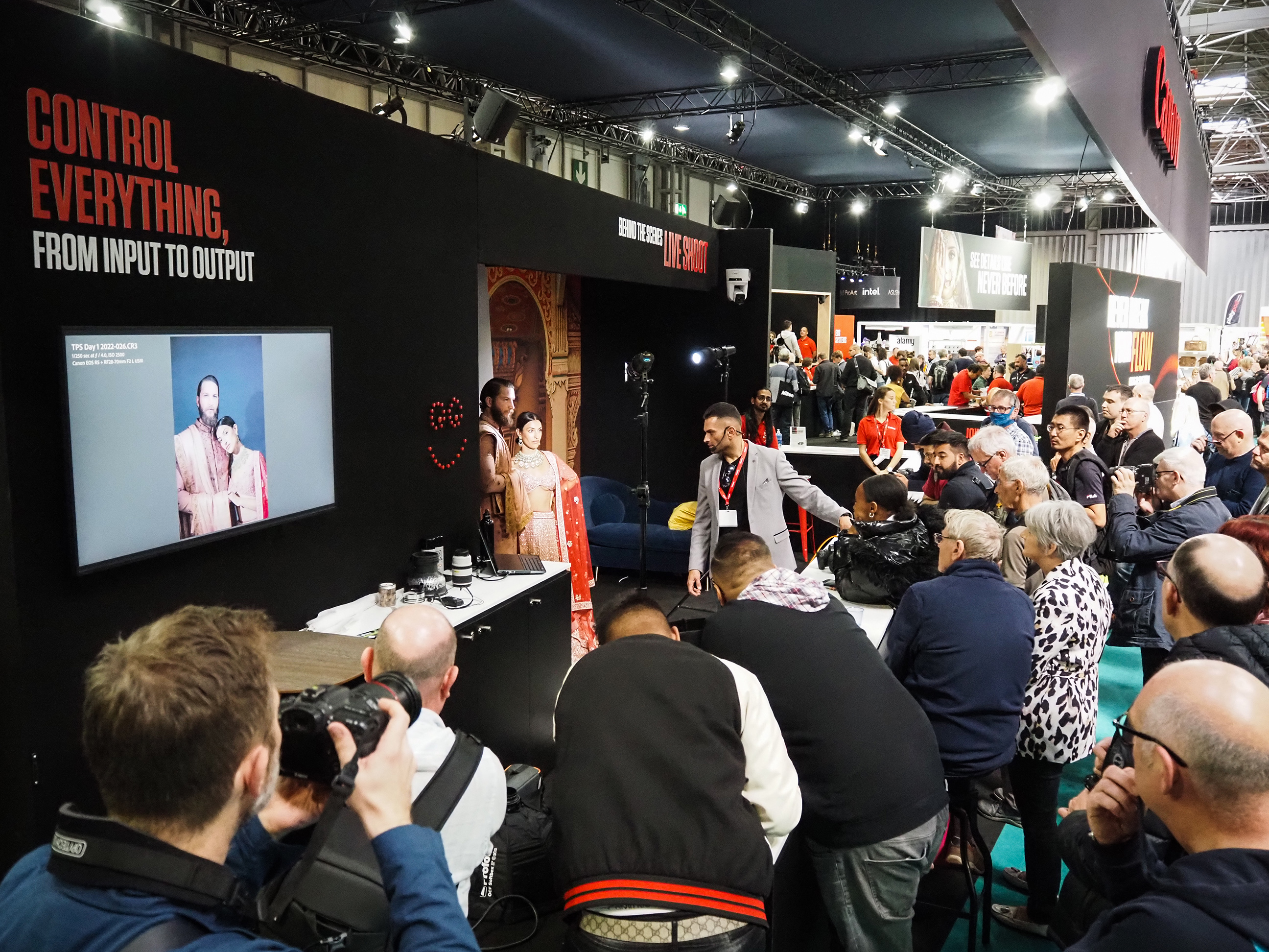 The Photography Show live Canon demonstration