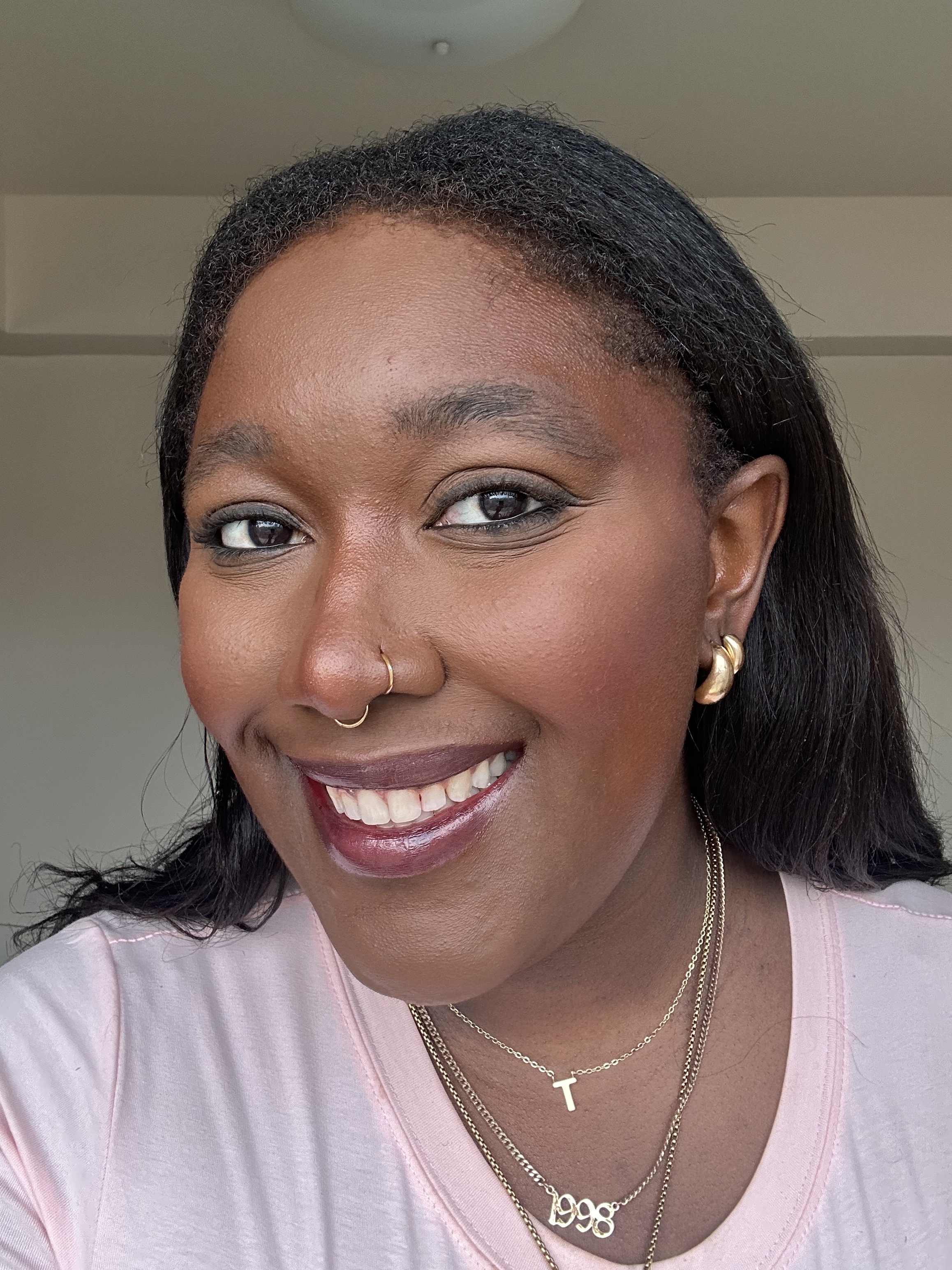 Mackenzie, a Marie Claire tester tests Kulfi Underlined Kajal Clean Waterproof Long-Wear Eyeliner