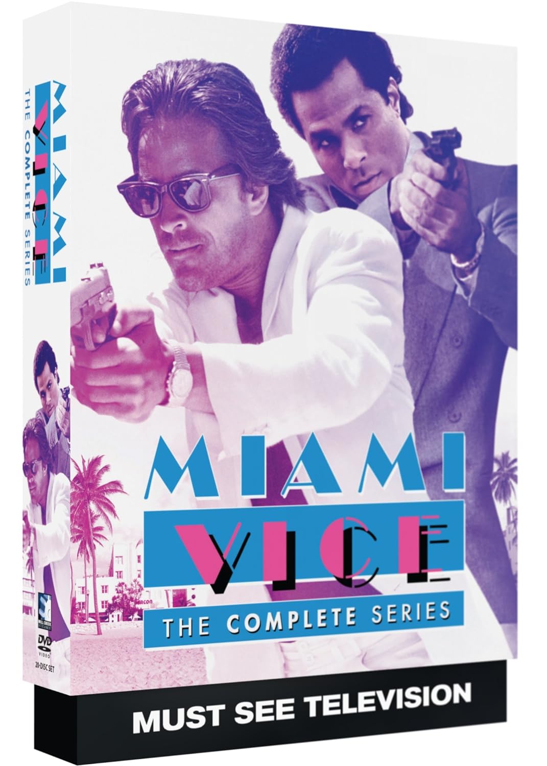 The packaging for the Miami Vice box set. 