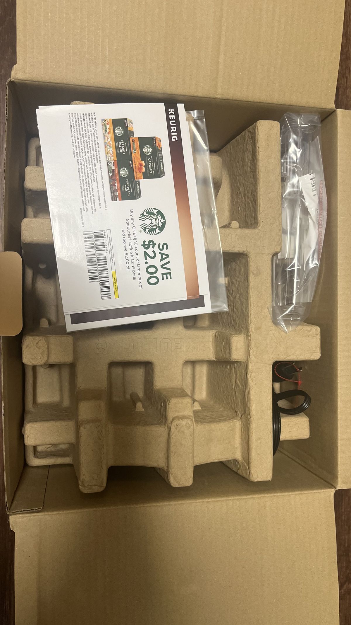 Keurig K Elite packaging