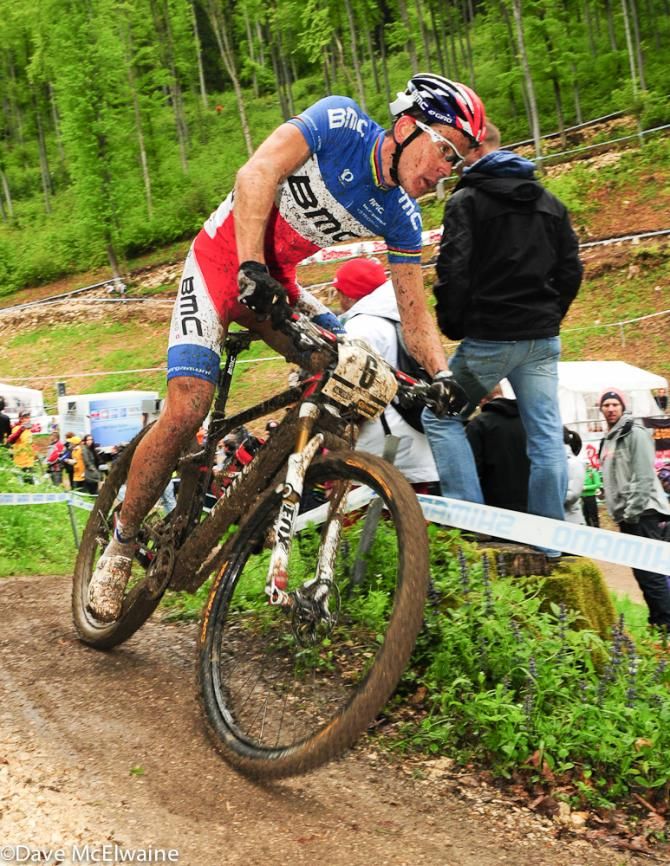 Julien Absalon (BMC Mountain Bike Team) on lap two