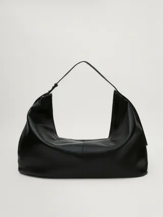 Massimo Dutti, Leather Half Moon Bag