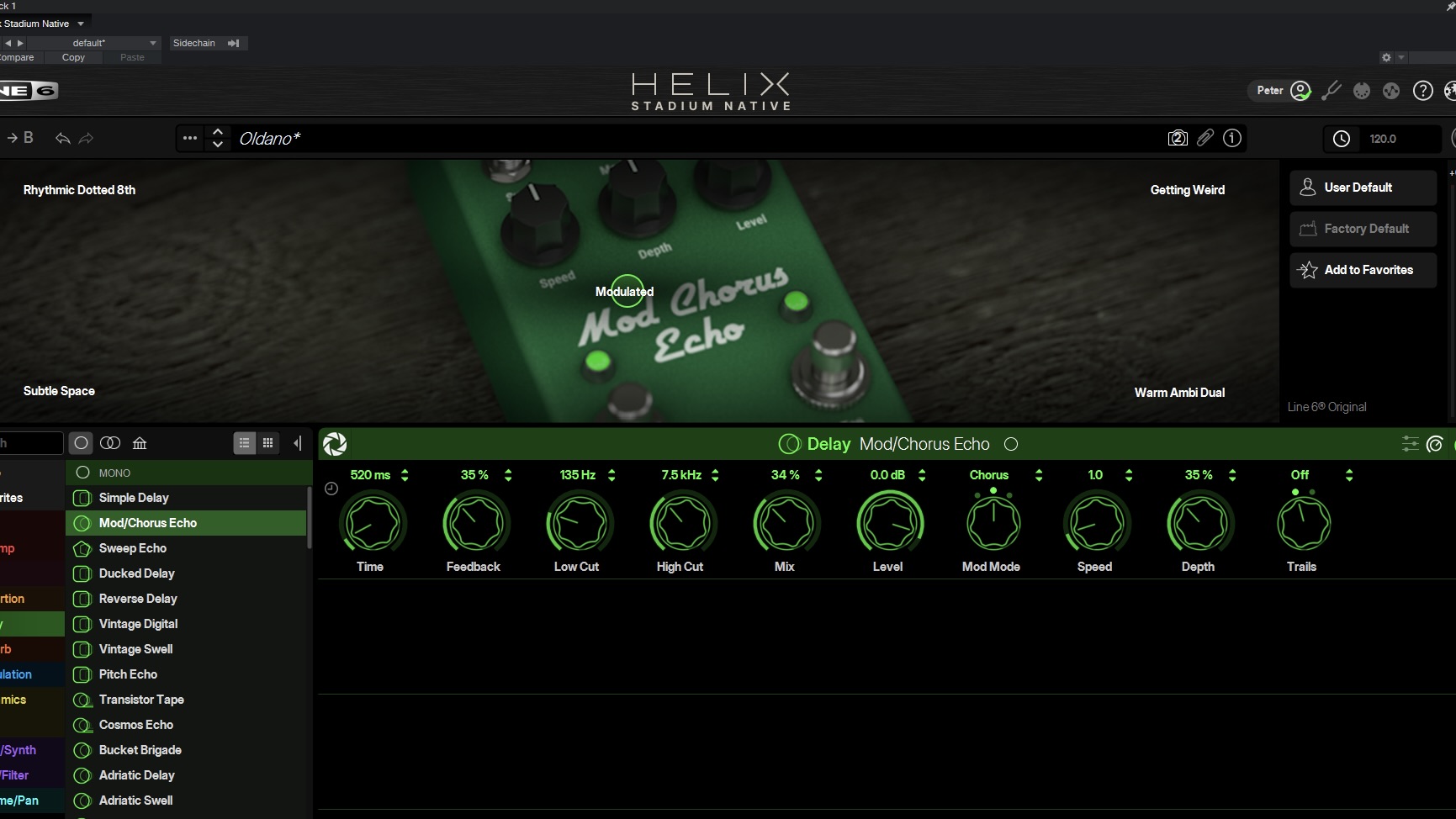 Line 6 Helix Stadium Native