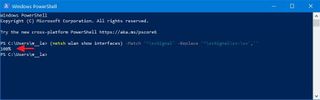 PowerShell check wireless signal command