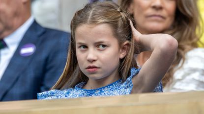 Princess Charlotte of Wales in the Royal Box at Wimbledon 2023