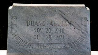 Duane Allman's headstone