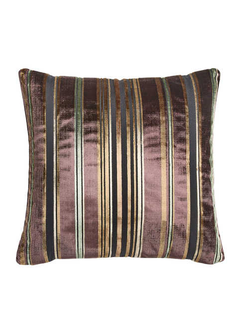 Highgrove 20"x20" Deep Brown Throw Pillow Cover
