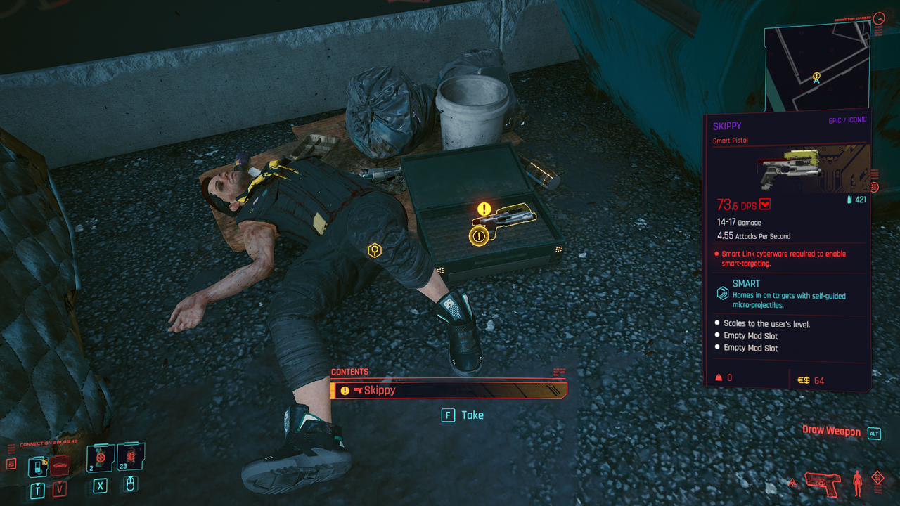 Cyberpunk 2077 Skippy location