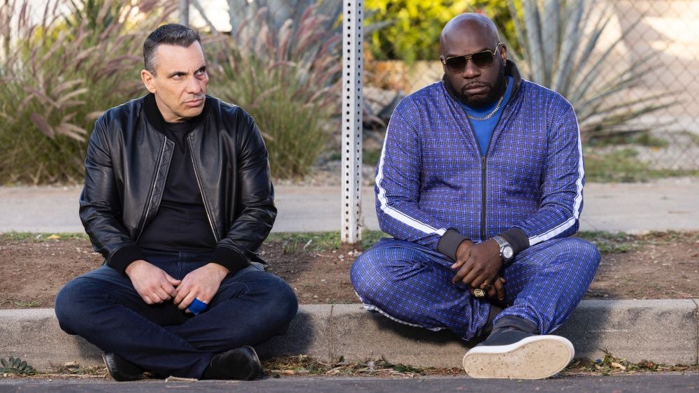 Omar J. Dorsey and Sebastian Maniscalco in Bookie