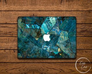 Iridescent Stone MacBook decal