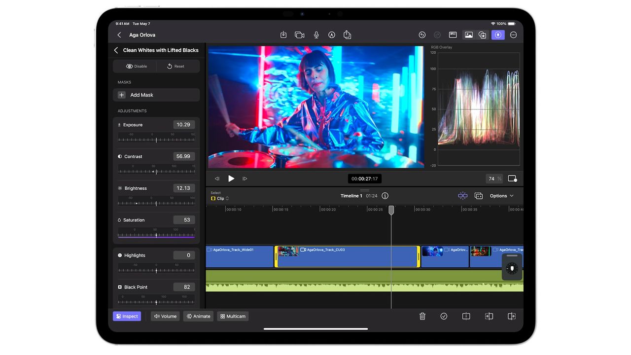 Final Cut Pro 2 on iPad