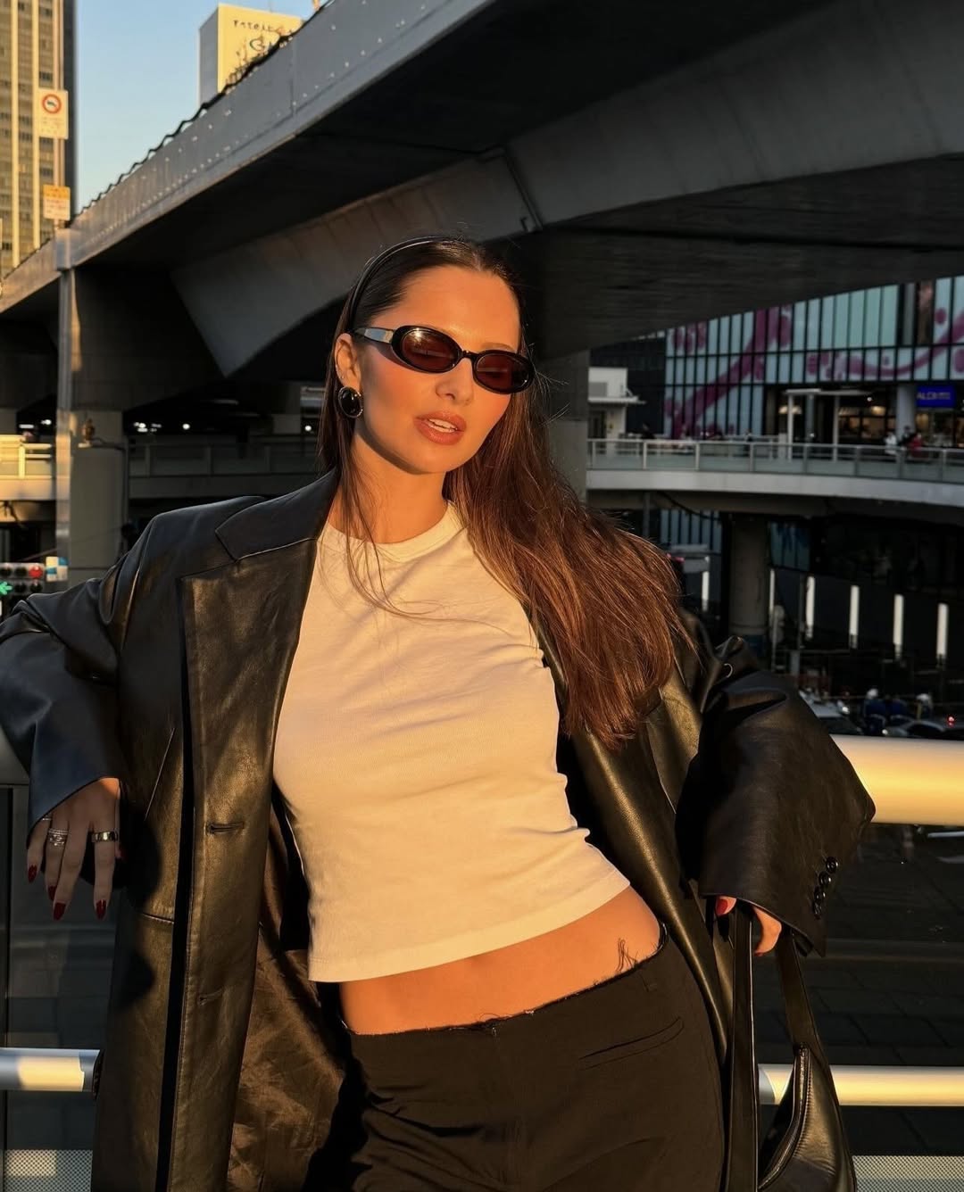 Pia Mance wearing DMY Studios.