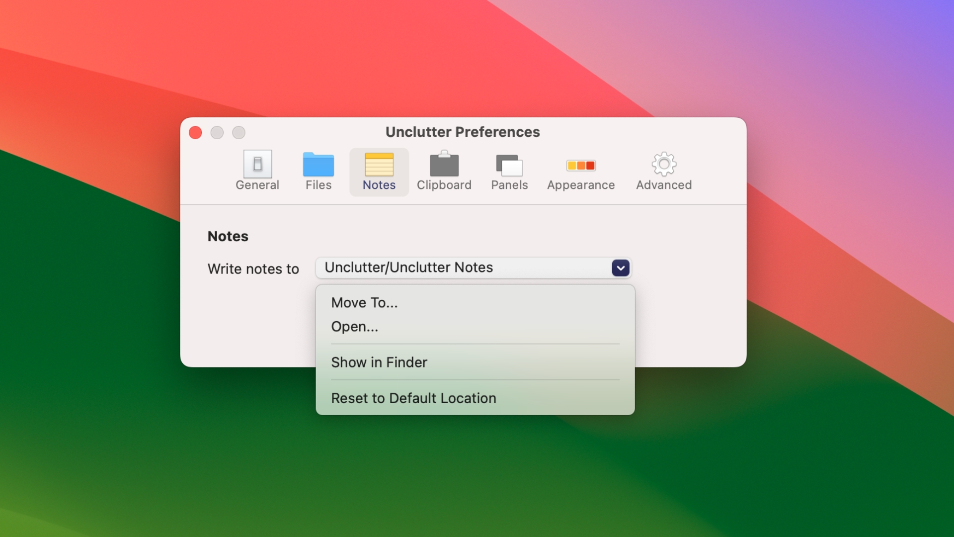 Unclutter for macOS