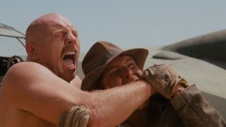 Indiana Jones bites mechanic in Raiders Of The Lost Ark