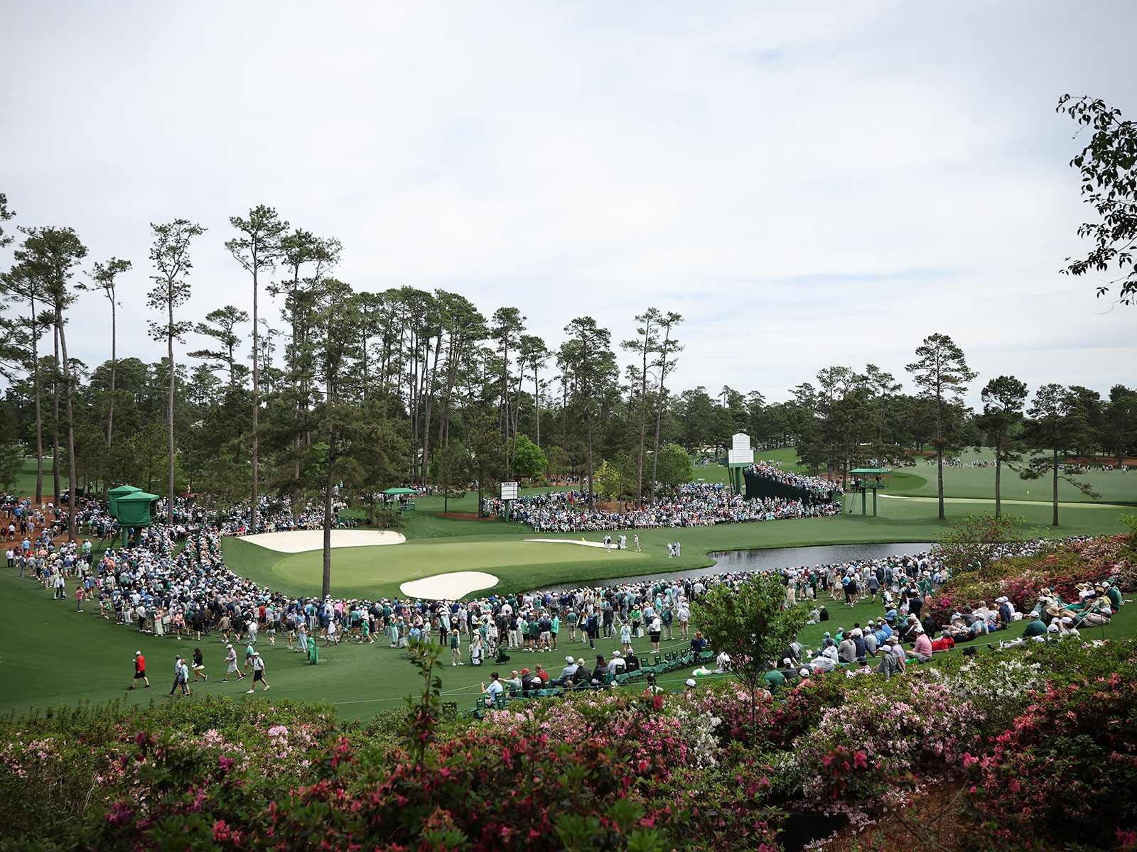 the 16th hole at Augusta National