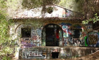 Adolf Hitler's planned Hollywood hideout has become little more than a rotting, graffiti-stained ruin.