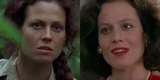 Sigourney Weaver in Gorillas in the Mist: The Story of Dian Fossey and Working Girl