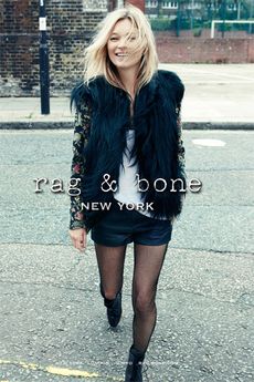 Kate Moss for Rag & Bone autumn/winter 2012