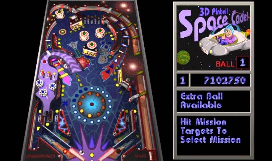 space cadet pinball play